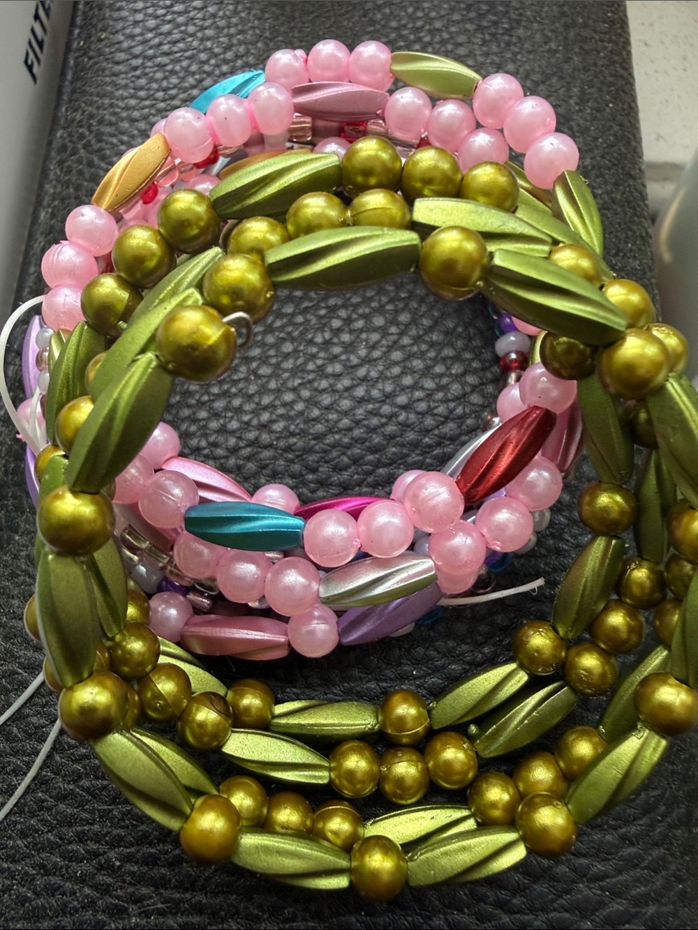 Multi-Color Beaded Women's Bracelet Bundle Set - Picture 15 of 16